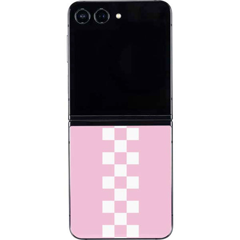 Pink Checkerboard Galaxy Z Flip5 5G Skin