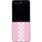 Pink Checkerboard Galaxy Z Flip5 5G Skin
