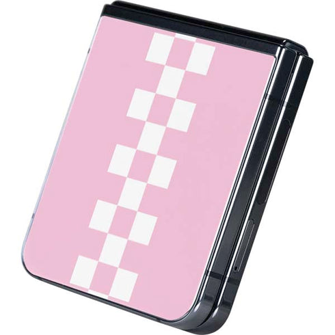 Pink Checkerboard Galaxy Z Flip5 5G Skin