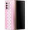 Pink Checkerboard Galaxy Z Fold2 5G Skin
