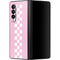 Pink Checkerboard Galaxy Z Fold3 5G Skin