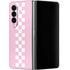 Pink Checkerboard Galaxy Z Fold4 5G Skin