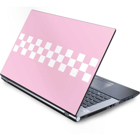 Pink Checkerboard Generic Laptop Skin