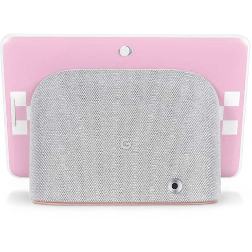 Pink Checkerboard Google Home Hub Skin