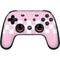 Pink Checkerboard Google Stadia Controller Skin