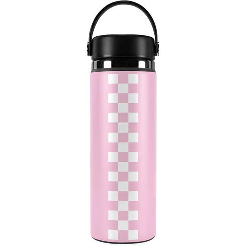 Pink Checkerboard Hydro Flask 20oz Wide Mouth Skin