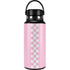 Pink Checkerboard Hydro Flask 32oz Wide Mouth Skin