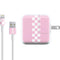 Pink Checkerboard iPad Charger (10W USB) Skin