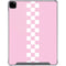 Pink Checkerboard iPad Pro 12.9in (2020) Clear Case