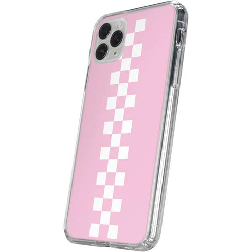 Pink Checkerboard iPhone 11 Pro Clear Case