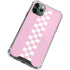 Pink Checkerboard iPhone 11 Pro Max Clear Case