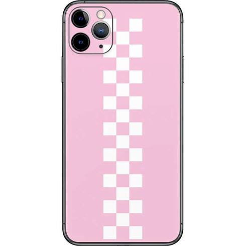 Pink Checkerboard iPhone 11 Pro Max Skin