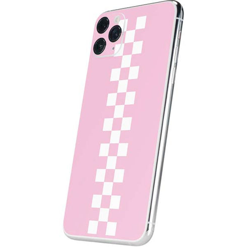 Pink Checkerboard iPhone 11 Pro Max Skin
