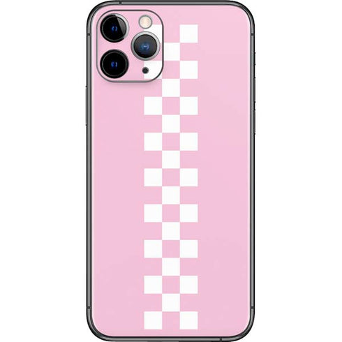 Pink Checkerboard iPhone 11 Pro Skin
