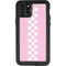Pink Checkerboard iPhone 11 Pro Waterproof Case