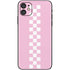 Pink Checkerboard iPhone 11 Skin
