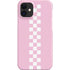 Pink Checkerboard iPhone 12 Mini Lite Case