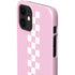 Pink Checkerboard iPhone 12 Mini Lite Case