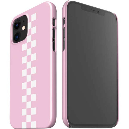 Pink Checkerboard iPhone 12 Mini Lite Case
