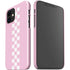 Pink Checkerboard iPhone 12 Mini Lite Case