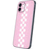 Pink Checkerboard iPhone 12 Mini Skin