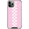 Pink Checkerboard iPhone 12 Pro Clear Case