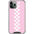 Pink Checkerboard iPhone 12 Pro Clear Case