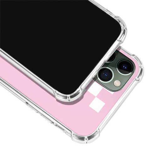Pink Checkerboard iPhone 12 Pro Clear Case