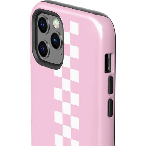 Pink Checkerboard iPhone 12 Pro Impact Case