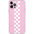 Pink Checkerboard iPhone 12 Pro Skin