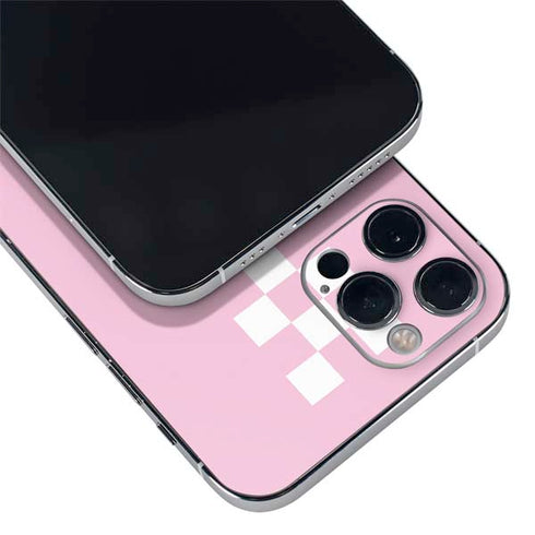 Pink Checkerboard iPhone 12 Pro Skin