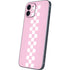 Pink Checkerboard iPhone 12 Skin