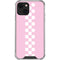 Pink Checkerboard iPhone 13 Mini Clear Case