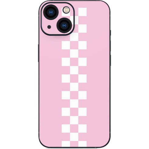 Pink Checkerboard iPhone 13 Mini Skin