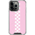 Pink Checkerboard iPhone 13 Pro Clear Case