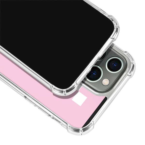 Pink Checkerboard iPhone 13 Pro Max Clear Case