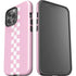 Pink Checkerboard iPhone 13 Pro Max Impact Case