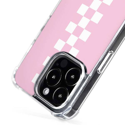 Pink Checkerboard iPhone 13 Pro Max MagSafe Case