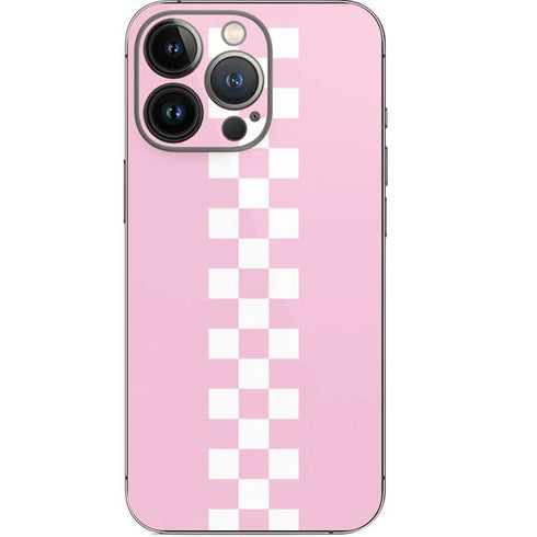 Pink Checkerboard iPhone 13 Pro Skin