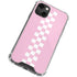 Pink Checkerboard iPhone 14 Plus Clear Case