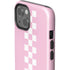 Pink Checkerboard iPhone 15 Impact Case