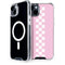 Pink Checkerboard iPhone 15 Plus MagSafe Case