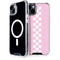 Pink Checkerboard iPhone 14 Plus MagSafe Case