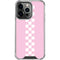Pink Checkerboard iPhone 15 Pro Clear Case