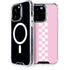 Pink Checkerboard iPhone 15 Pro MagSafe Case