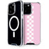 Pink Checkerboard iPhone 14 Pro Max MagSafe Case