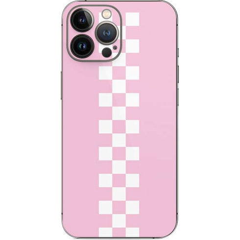 Pink Checkerboard iPhone 14 Pro Max Skin