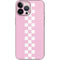 Pink Checkerboard iPhone 14 Pro Max Skin