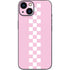 Pink Checkerboard iPhone 14 Skin