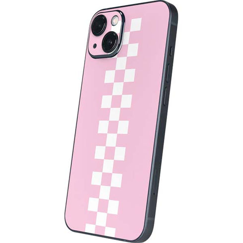 Pink Checkerboard iPhone 14 Skin